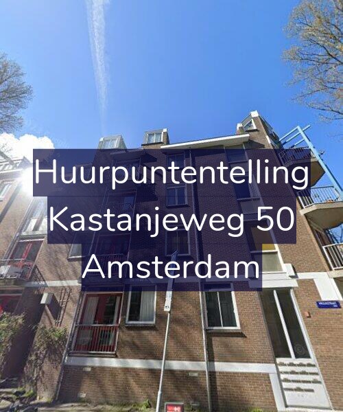 Foto gevel Huurpuntentelling voor Kastanjeweg 50, Amsterdam