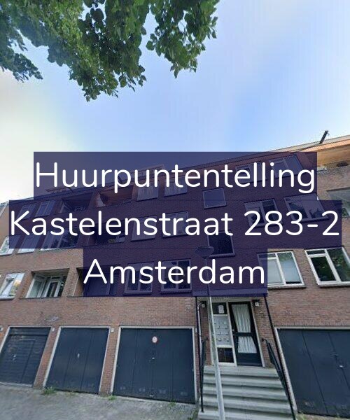Foto gevel Huurpuntentelling voor Kastelenstraat 283-2, Amsterdam