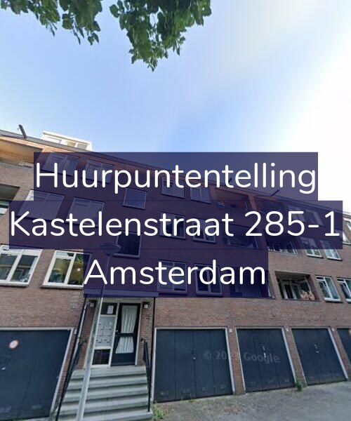 Foto gevel Huurpuntentelling voor Kastelenstraat 285-1, Amsterdam