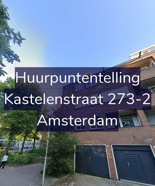 Foto gevel Huurpuntentelling voor Kastelenstraat 273-2, Amsterdam