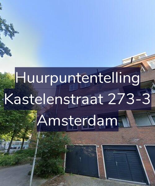 Foto gevel Huurpuntentelling voor Kastelenstraat 273-3, Amsterdam