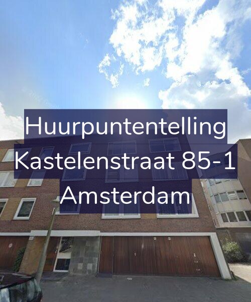 Foto gevel Huurpuntentelling voor Kastelenstraat 85-1, Amsterdam