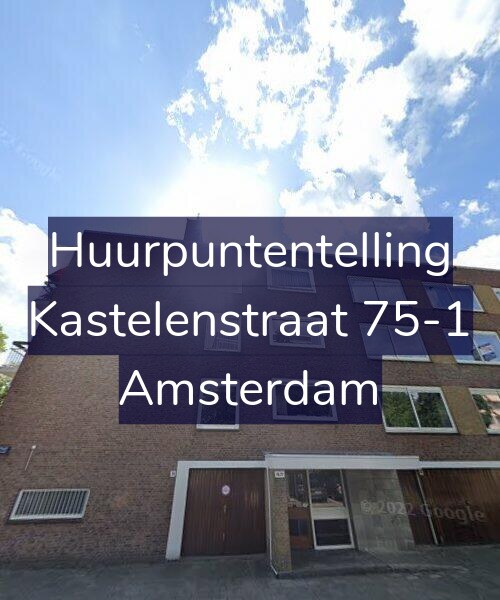 Foto gevel Huurpuntentelling voor Kastelenstraat 75-1, Amsterdam