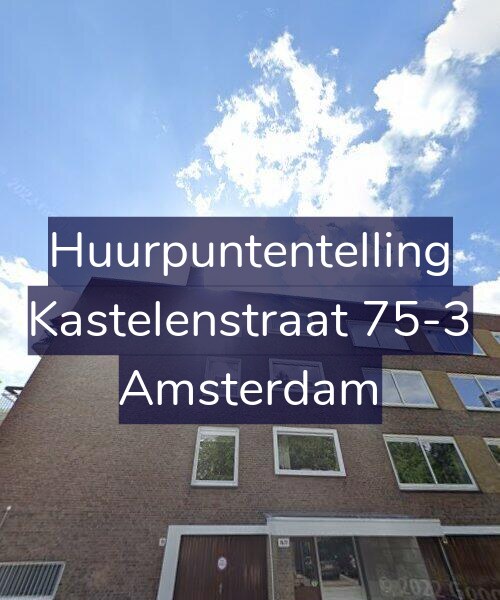 Foto gevel Huurpuntentelling voor Kastelenstraat 75-3, Amsterdam
