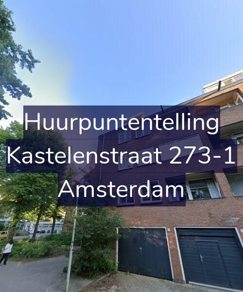Foto gevel Huurpuntentelling voor Kastelenstraat 273-1, Amsterdam