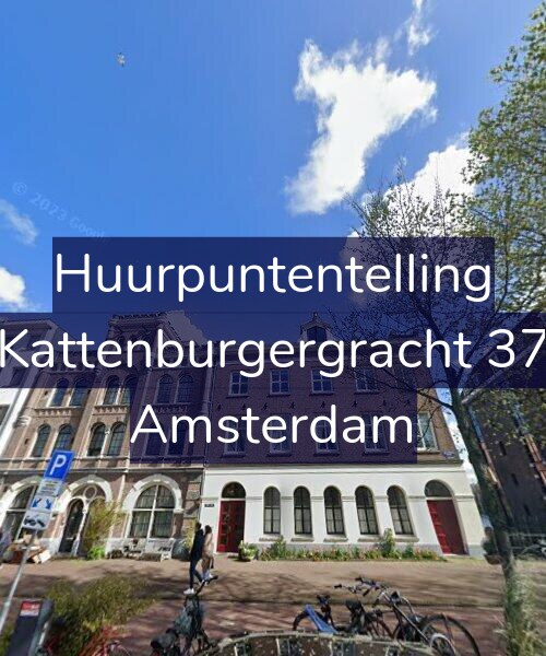 Foto gevel Huurpuntentelling voor Kattenburgergracht 37, Amsterdam