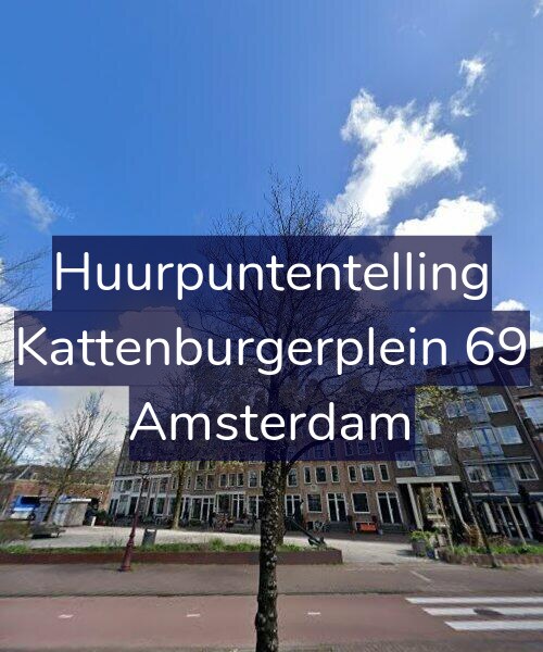 Foto gevel Huurpuntentelling voor Kattenburgerplein 69, Amsterdam