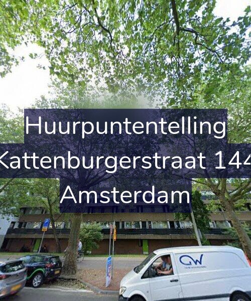 Foto gevel Huurpuntentelling voor Kattenburgerstraat 144, Amsterdam