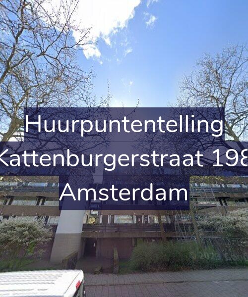 Foto gevel Huurpuntentelling voor Kattenburgerstraat 198, Amsterdam