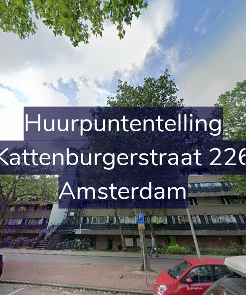 Foto gevel Huurpuntentelling voor Kattenburgerstraat 226, Amsterdam