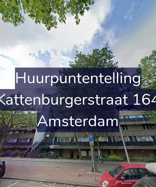 Foto gevel Huurpuntentelling voor Kattenburgerstraat 164, Amsterdam