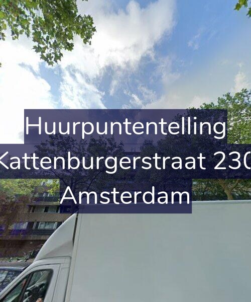 Foto gevel Huurpuntentelling voor Kattenburgerstraat 230, Amsterdam