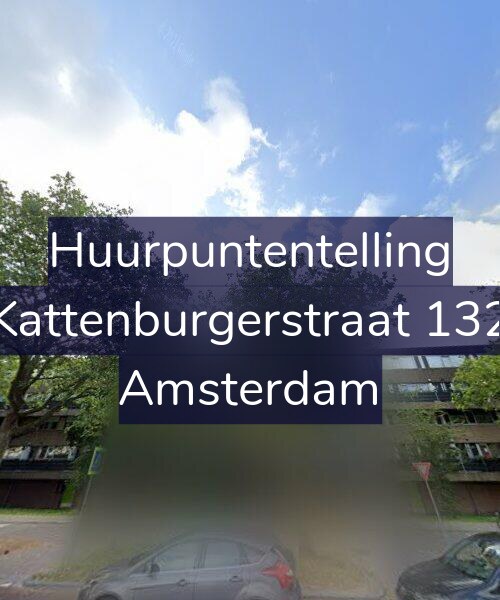 Foto gevel Huurpuntentelling voor Kattenburgerstraat 132, Amsterdam