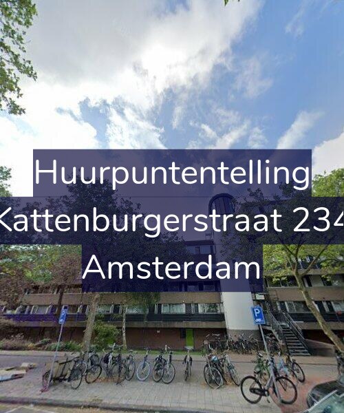 Foto gevel Huurpuntentelling voor Kattenburgerstraat 234, Amsterdam