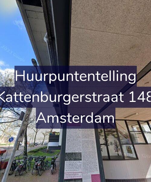 Foto gevel Huurpuntentelling voor Kattenburgerstraat 148, Amsterdam
