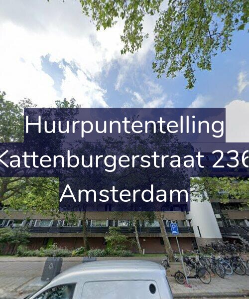 Foto gevel Huurpuntentelling voor Kattenburgerstraat 236, Amsterdam