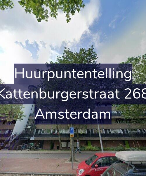 Foto gevel Huurpuntentelling voor Kattenburgerstraat 268, Amsterdam
