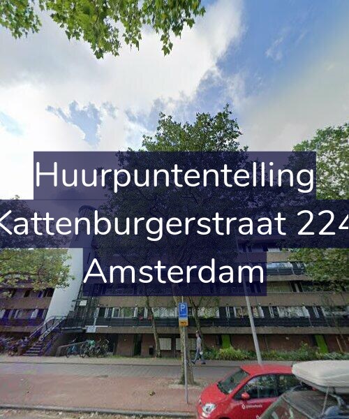 Foto gevel Huurpuntentelling voor Kattenburgerstraat 224, Amsterdam