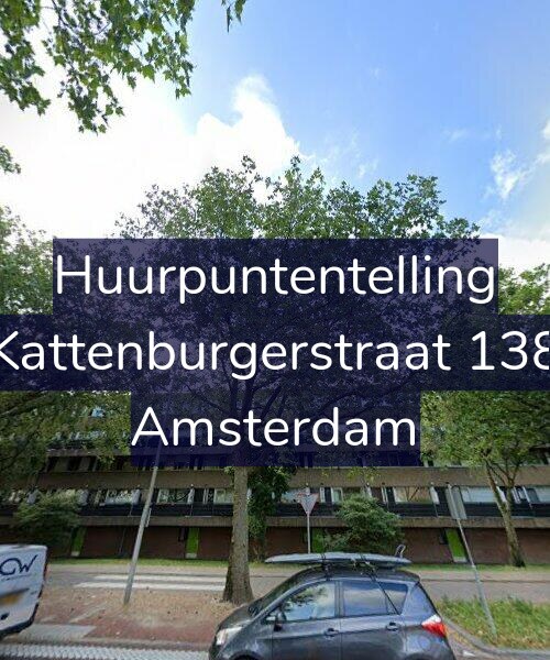 Foto gevel Huurpuntentelling voor Kattenburgerstraat 138, Amsterdam