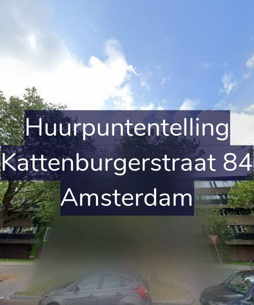 Foto gevel Huurpuntentelling voor Kattenburgerstraat 84, Amsterdam