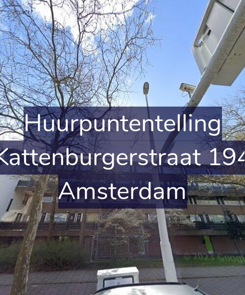 Foto gevel Huurpuntentelling voor Kattenburgerstraat 194, Amsterdam