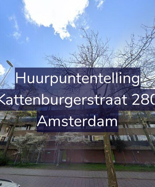 Foto gevel Huurpuntentelling voor Kattenburgerstraat 280, Amsterdam