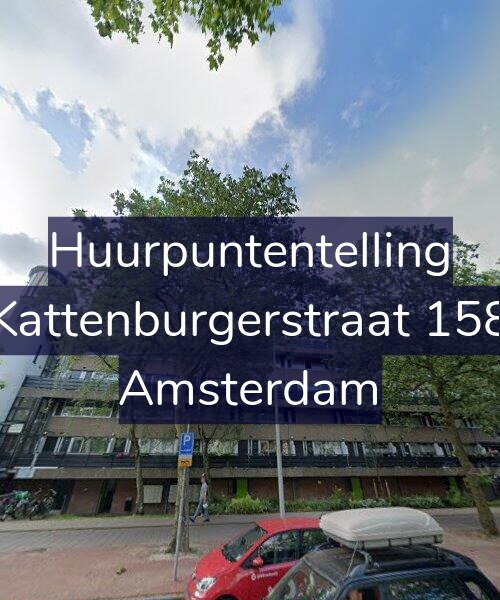 Foto gevel Huurpuntentelling voor Kattenburgerstraat 158, Amsterdam