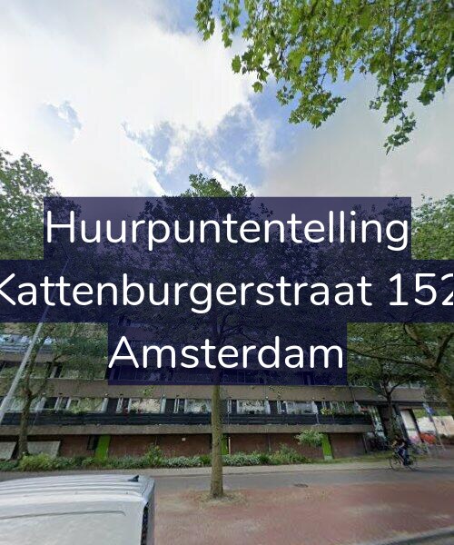 Foto gevel Huurpuntentelling voor Kattenburgerstraat 152, Amsterdam