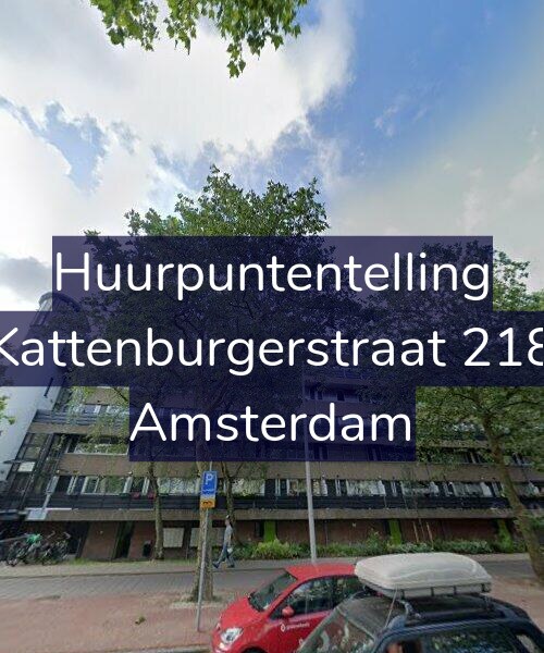 Foto gevel Huurpuntentelling voor Kattenburgerstraat 218, Amsterdam