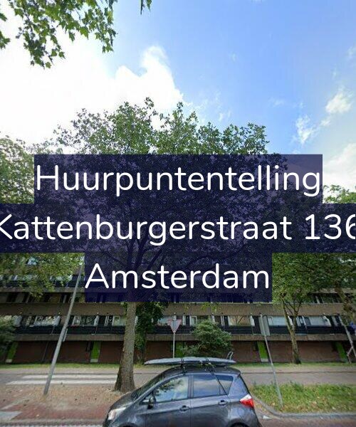 Foto gevel Huurpuntentelling voor Kattenburgerstraat 136, Amsterdam