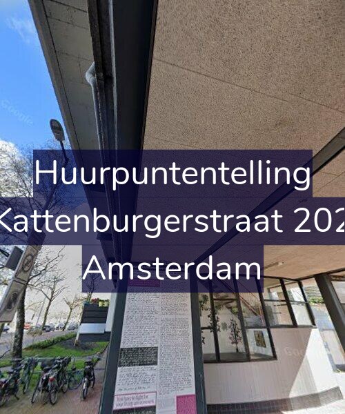 Foto gevel Huurpuntentelling voor Kattenburgerstraat 202, Amsterdam