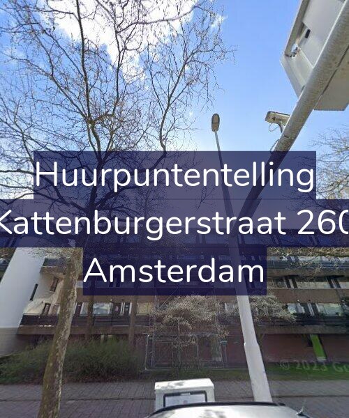 Foto gevel Huurpuntentelling voor Kattenburgerstraat 260, Amsterdam