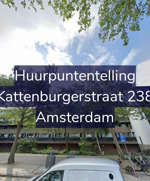 Foto gevel Huurpuntentelling voor Kattenburgerstraat 238, Amsterdam