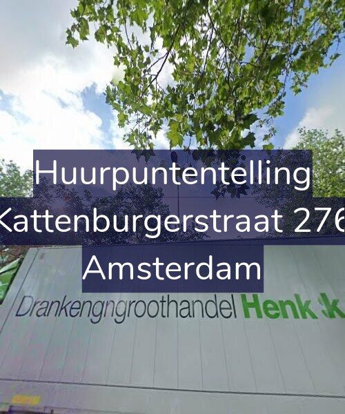 Foto gevel Huurpuntentelling voor Kattenburgerstraat 276, Amsterdam