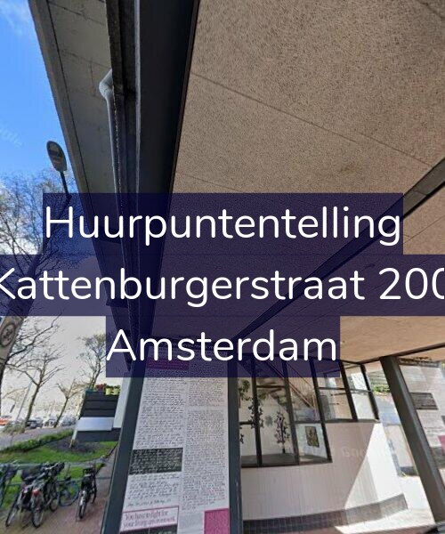 Foto gevel Huurpuntentelling voor Kattenburgerstraat 200, Amsterdam