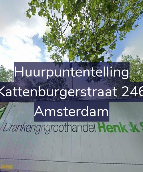 Foto gevel Huurpuntentelling voor Kattenburgerstraat 246, Amsterdam
