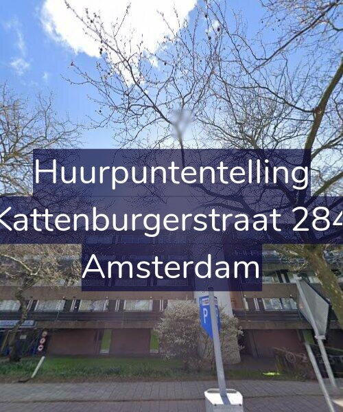 Foto gevel Huurpuntentelling voor Kattenburgerstraat 284, Amsterdam