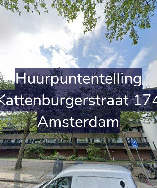 Foto gevel Huurpuntentelling voor Kattenburgerstraat 174, Amsterdam