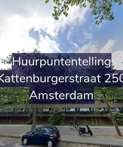 Foto gevel Huurpuntentelling voor Kattenburgerstraat 250, Amsterdam