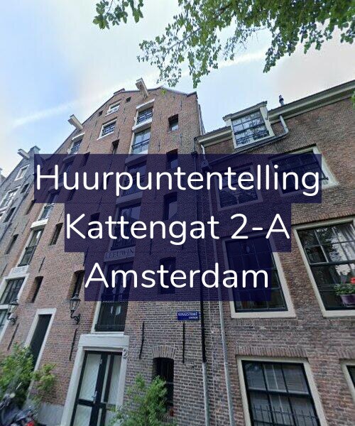 Foto gevel Huurpuntentelling voor Kattengat 2-A, Amsterdam