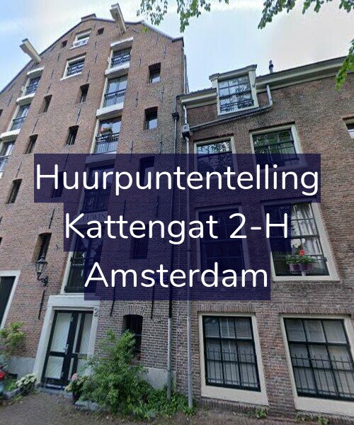 Foto gevel Huurpuntentelling voor Kattengat 2-H, Amsterdam