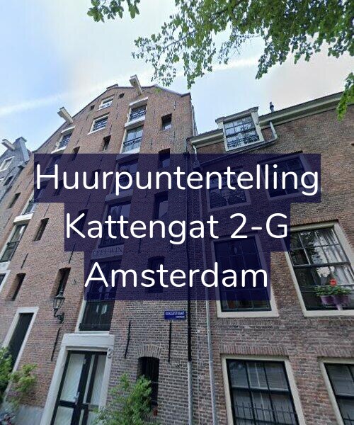 Foto gevel Huurpuntentelling voor Kattengat 2-G, Amsterdam