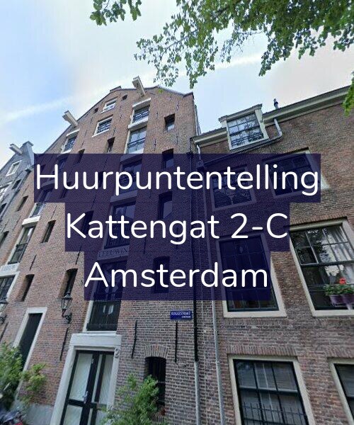Foto gevel Huurpuntentelling voor Kattengat 2-C, Amsterdam