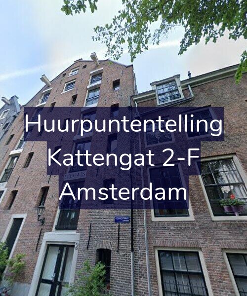 Foto gevel Huurpuntentelling voor Kattengat 2-F, Amsterdam