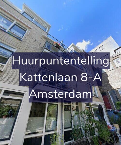 Foto gevel Huurpuntentelling voor Kattenlaan 8-A, Amsterdam
