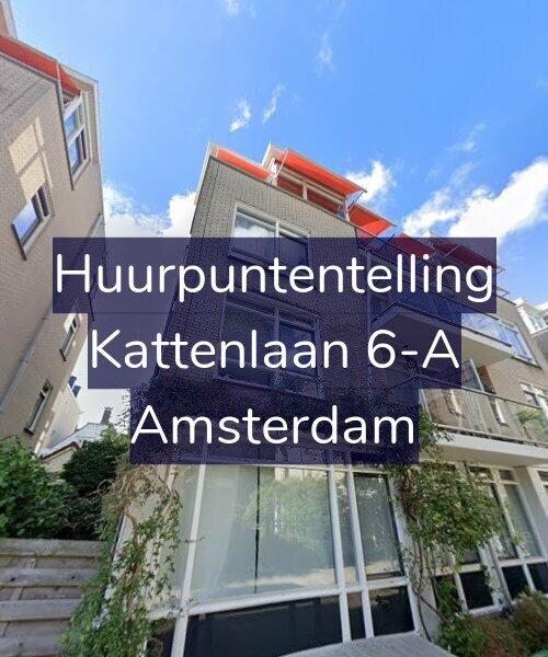 Foto gevel Huurpuntentelling voor Kattenlaan 6-A, Amsterdam