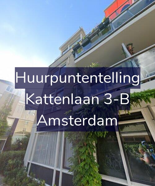 Foto gevel Huurpuntentelling voor Kattenlaan 3-B, Amsterdam