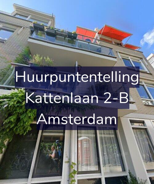 Foto gevel Huurpuntentelling voor Kattenlaan 2-B, Amsterdam
