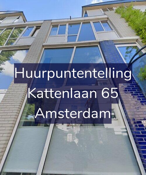 Foto gevel Huurpuntentelling voor Kattenlaan 65, Amsterdam