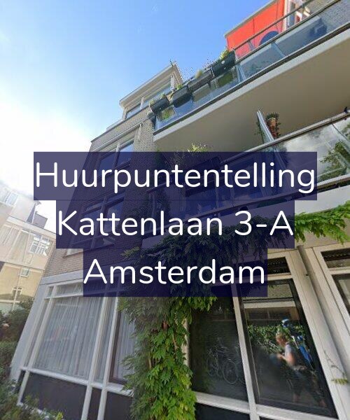 Foto gevel Huurpuntentelling voor Kattenlaan 3-A, Amsterdam